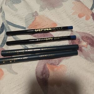 DefinaBelle Waterproof Kajal Liner + Blue Eyeliners